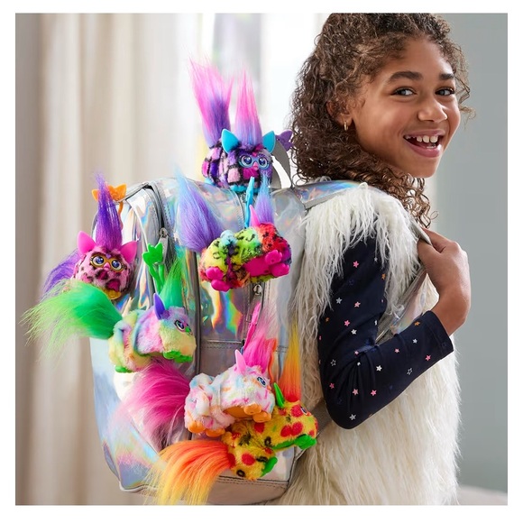 FURBY DJ Furblets Berry-Cup-Cake Mini Electronic Plush Toy with Funny Stretchabl - Picture 3 of 11